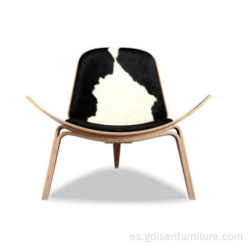 CH07 Réplica de silla de caparazón de madera contrachapada Hans Wegner